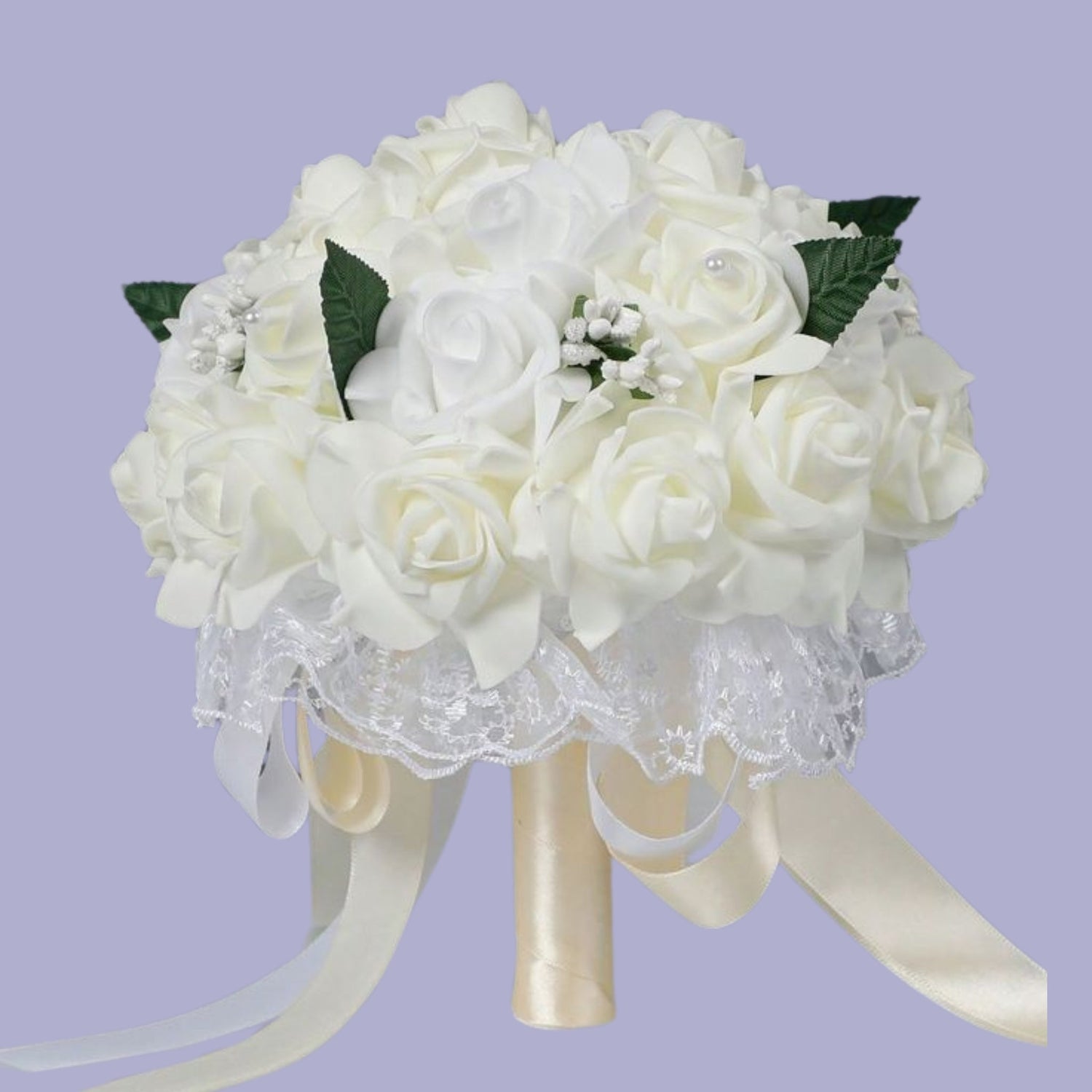 Wedding Bouquets beautifully design with white flowers